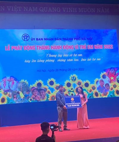 Công ty CP sản xuất thực phẩm công nghệ cao NCT3 Food tham gia LỄ PHÁT ĐỘNG THÁNG HÀNH ĐỘNG VÌ TRẺ EM THÀNH PHỐ HÀ NỘI NĂM 2022