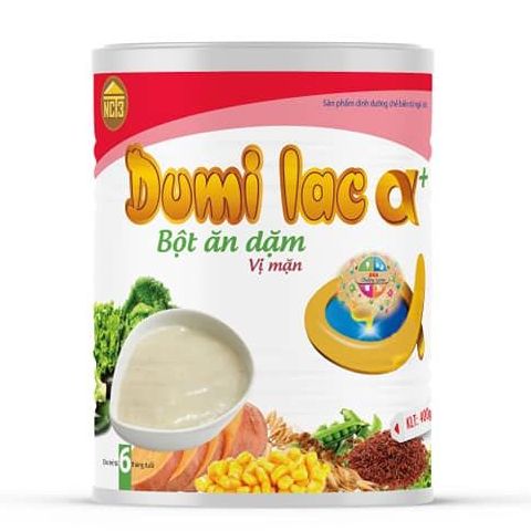 BỘT ĂN DẶM DUMI LAC α+  vị mặn 750g