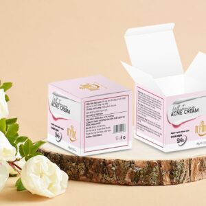 KEM MẶT NGỪA MỤN TRẮNG DA N’FINE WHITENING ACNE CREAM 4 EFFECT TREATMENT WHITENING