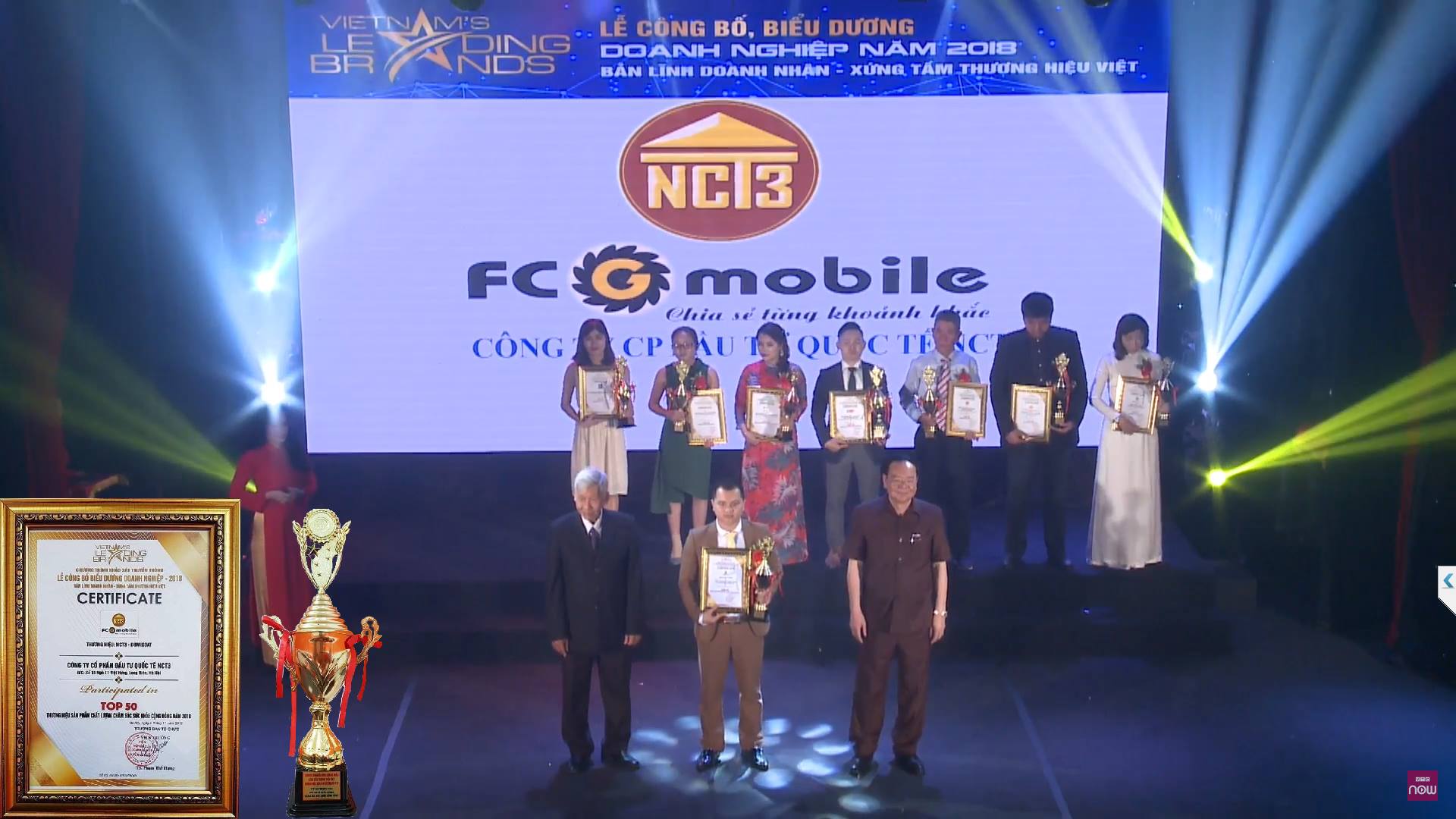 NCT3 vinh danh Doanh nghiệp năm 2018 NCT3 vinh danh Doanh nghiệp năm 2018