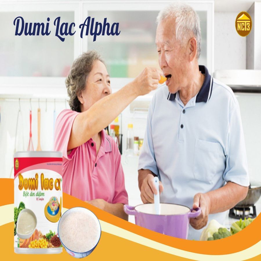 BỘT ĂN DẶM DUMI LAC α+  vị mặn 750g