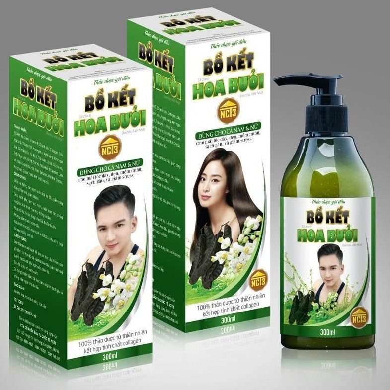 Dầu gội thảo dược bồ kết hoa bưởi