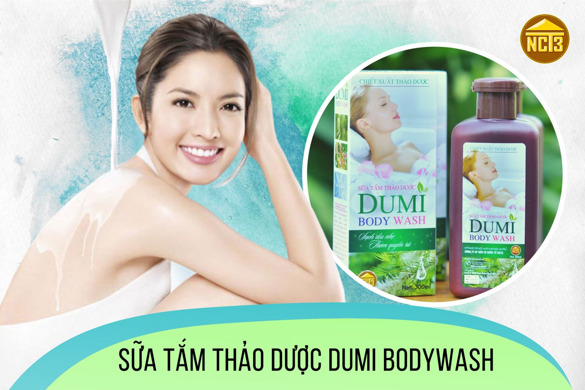 Sữa tắm thảo dược Dumi Body Wash