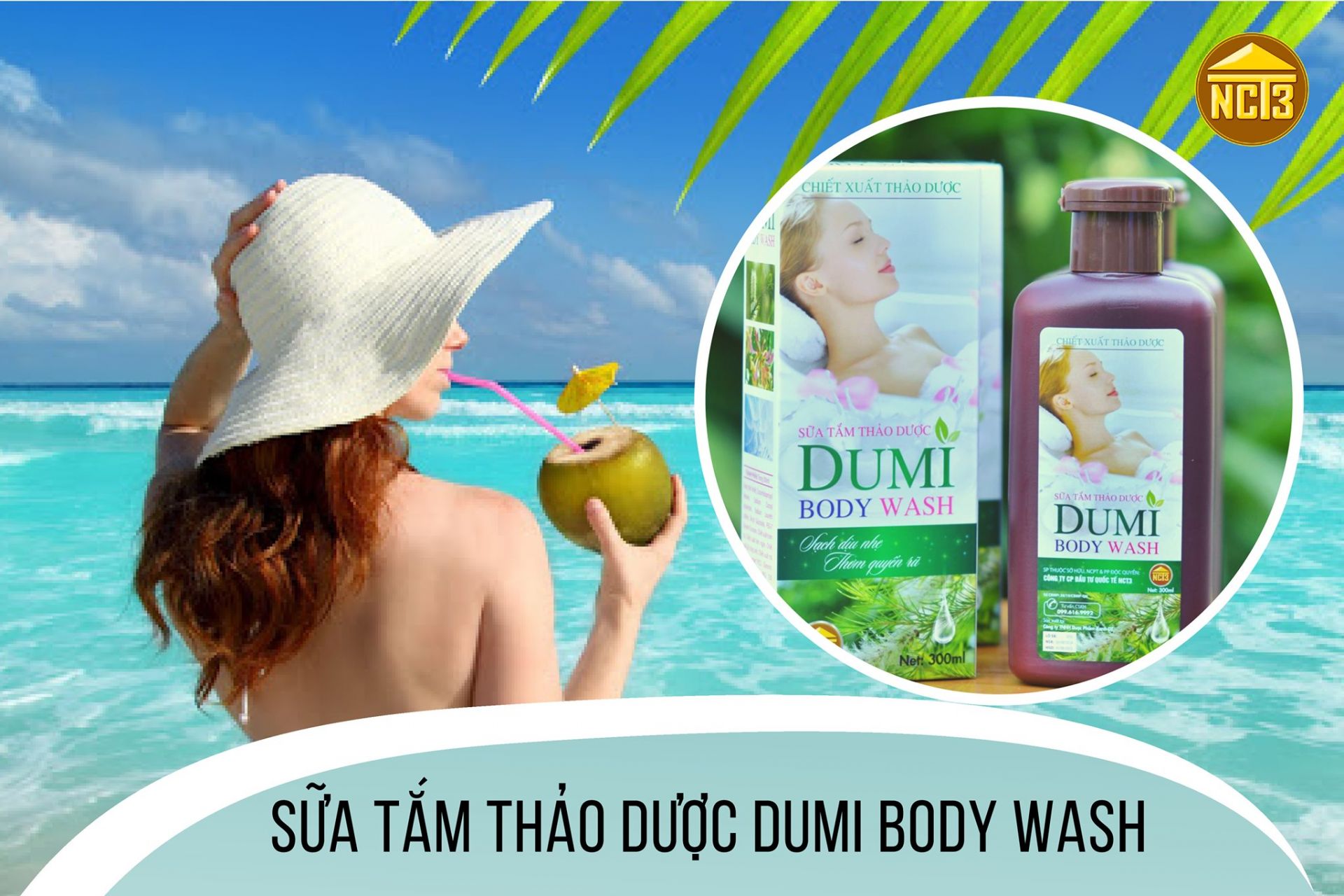 Sữa tắm thảo dược Dumi Body Wash