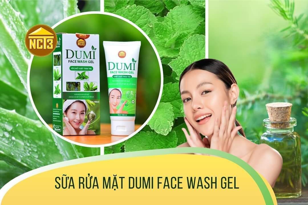 Sữa rửa mặt Dumi Face Wash Gel