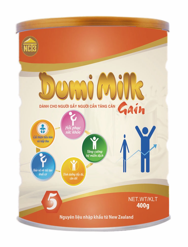 DUMI GAIN 400G ( dành cho người gầy )