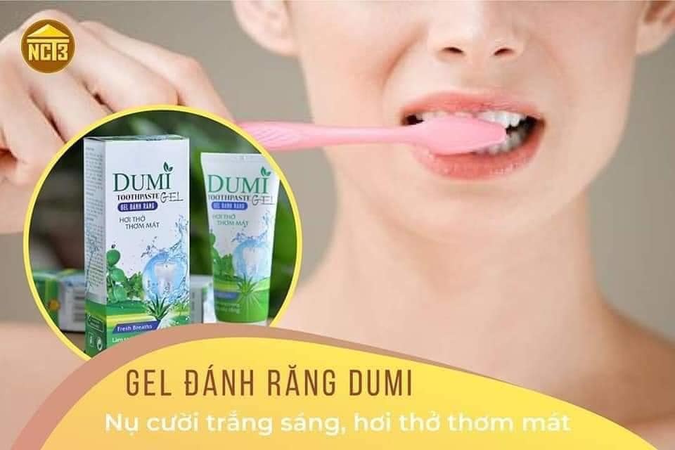 DUMI TOOTHPASTE (Gel đánh răng Dumi lô hội dâu tây)