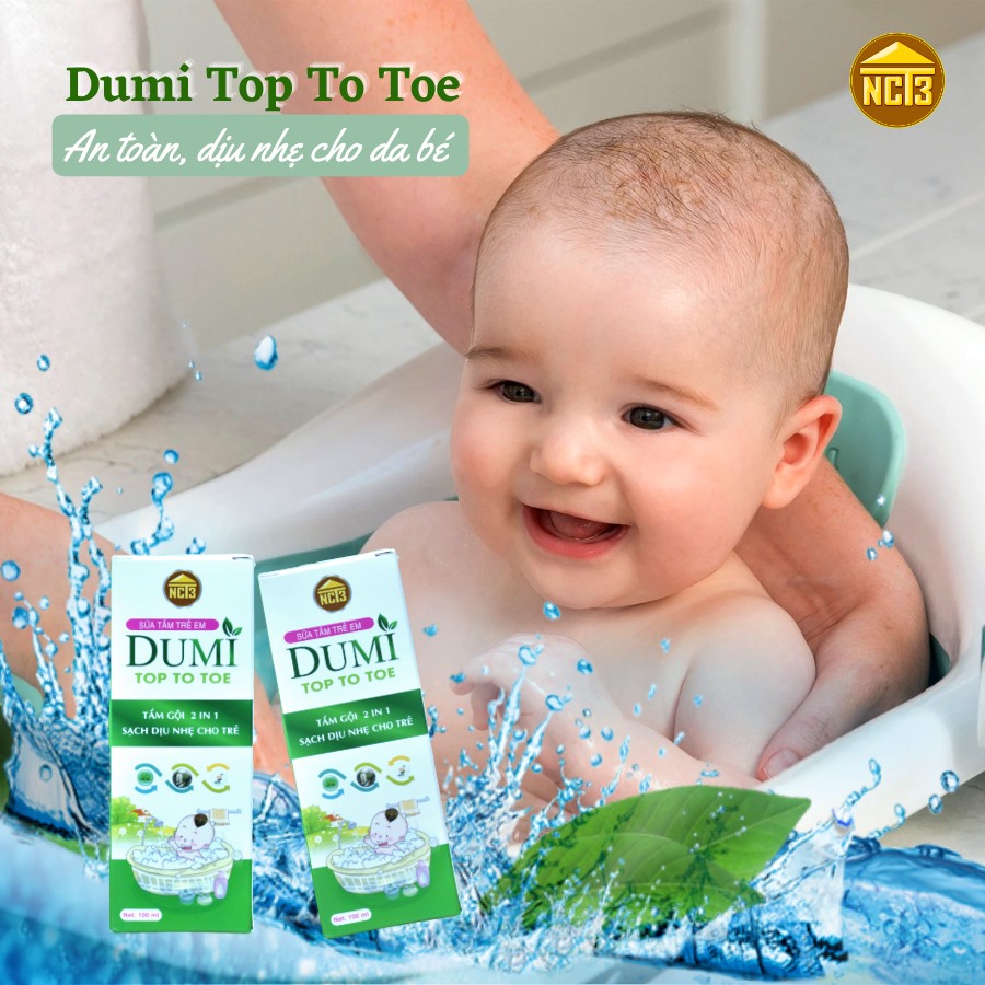 Sữa tắm bé Dumi Top To Toe