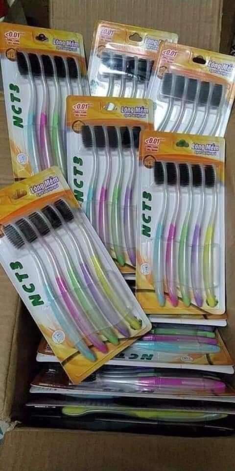 Bàn chải đánh răng NCT3 ( 1vỉ 5 cái )